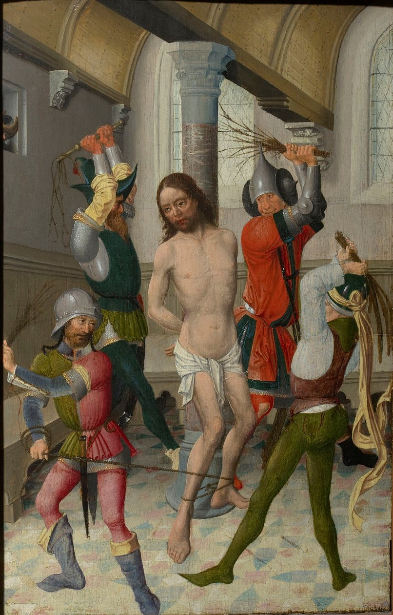 The Flagelation of Christ, ca 1465. av Unbekannt