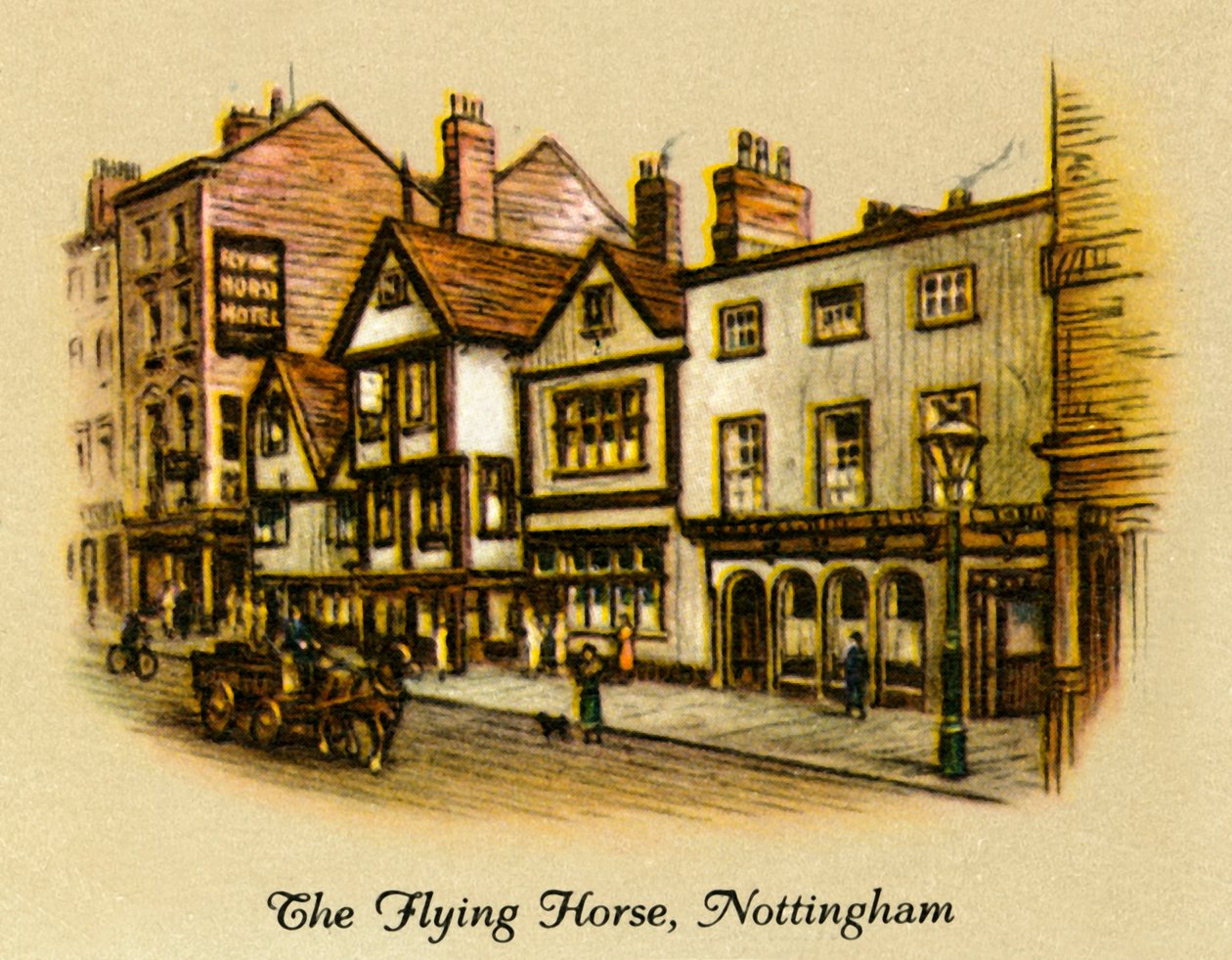 The Flying Horse, Nottingham, 1936. av Unbekannt
