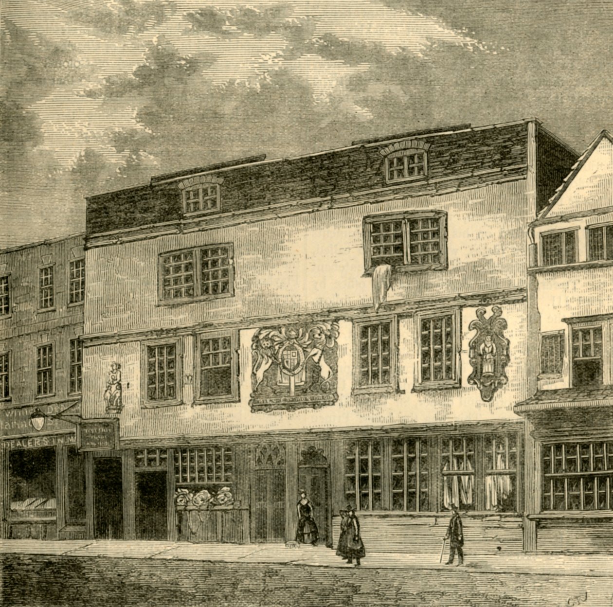 Fortune Theatre, c1872. av Unbekannt