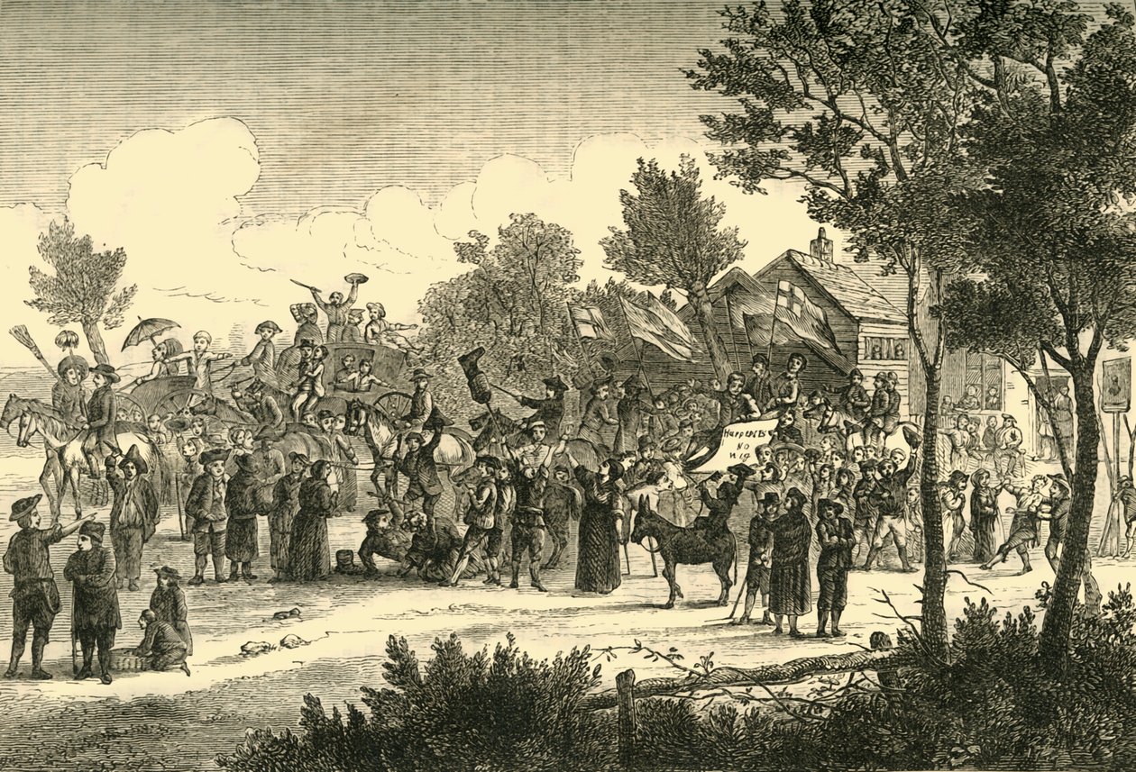 Garratt-valget, c1878. av Unbekannt