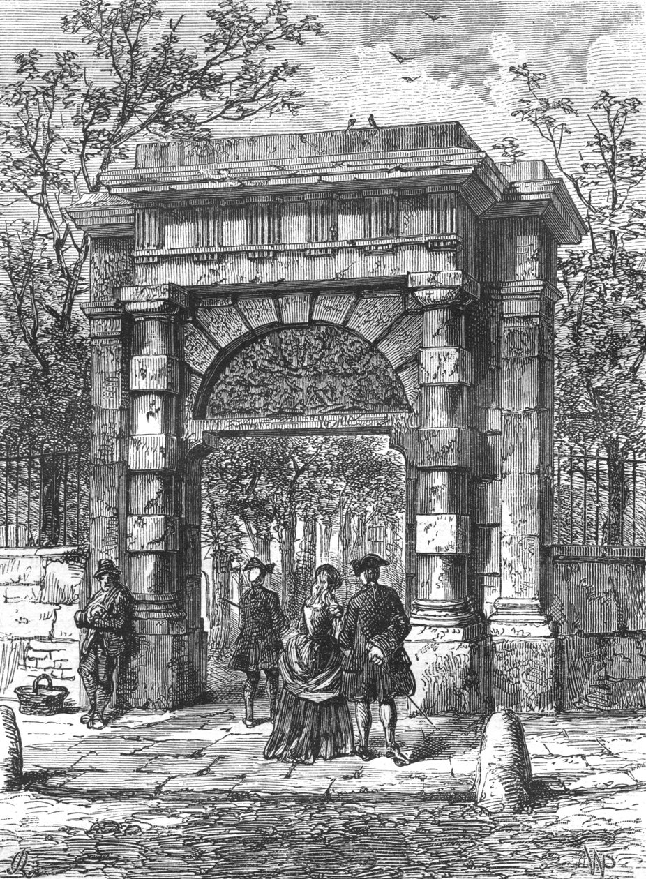 Porten til St Giless, 1897 av Unbekannt