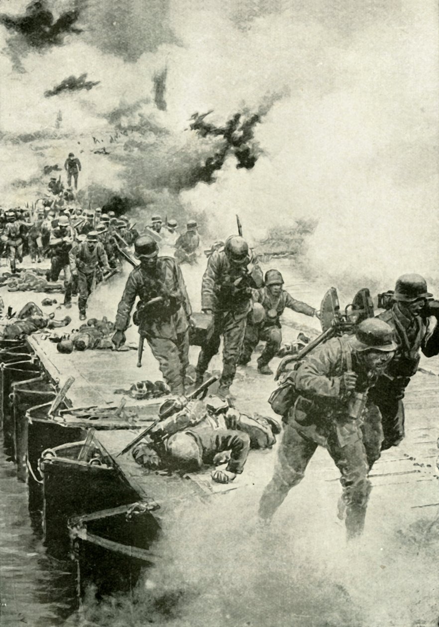 Den tyske skjebneelven, 1919. av Unbekannt