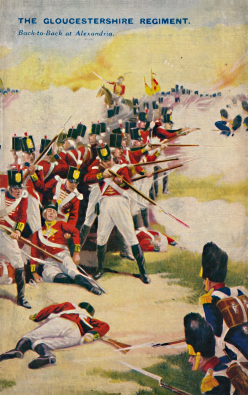 Gloucestershire-regimentet. Rygg-til-rygg i Alexandria, 1801, 1939. av Unbekannt