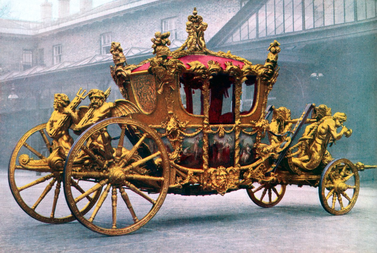 The Gold State Coach, 1762, 1937 av Unbekannt