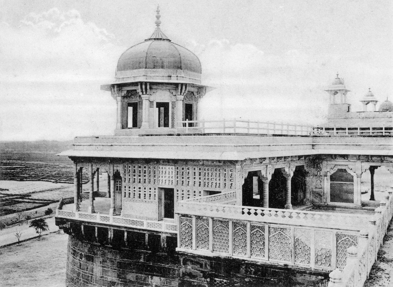 The Golden Pavilion nær Jumna, Agra, 1900-tallet av Unbekannt