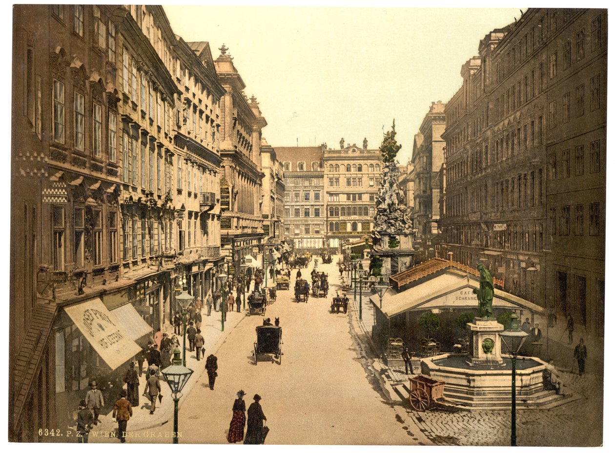 The Graben, Wien av Unbekannt
