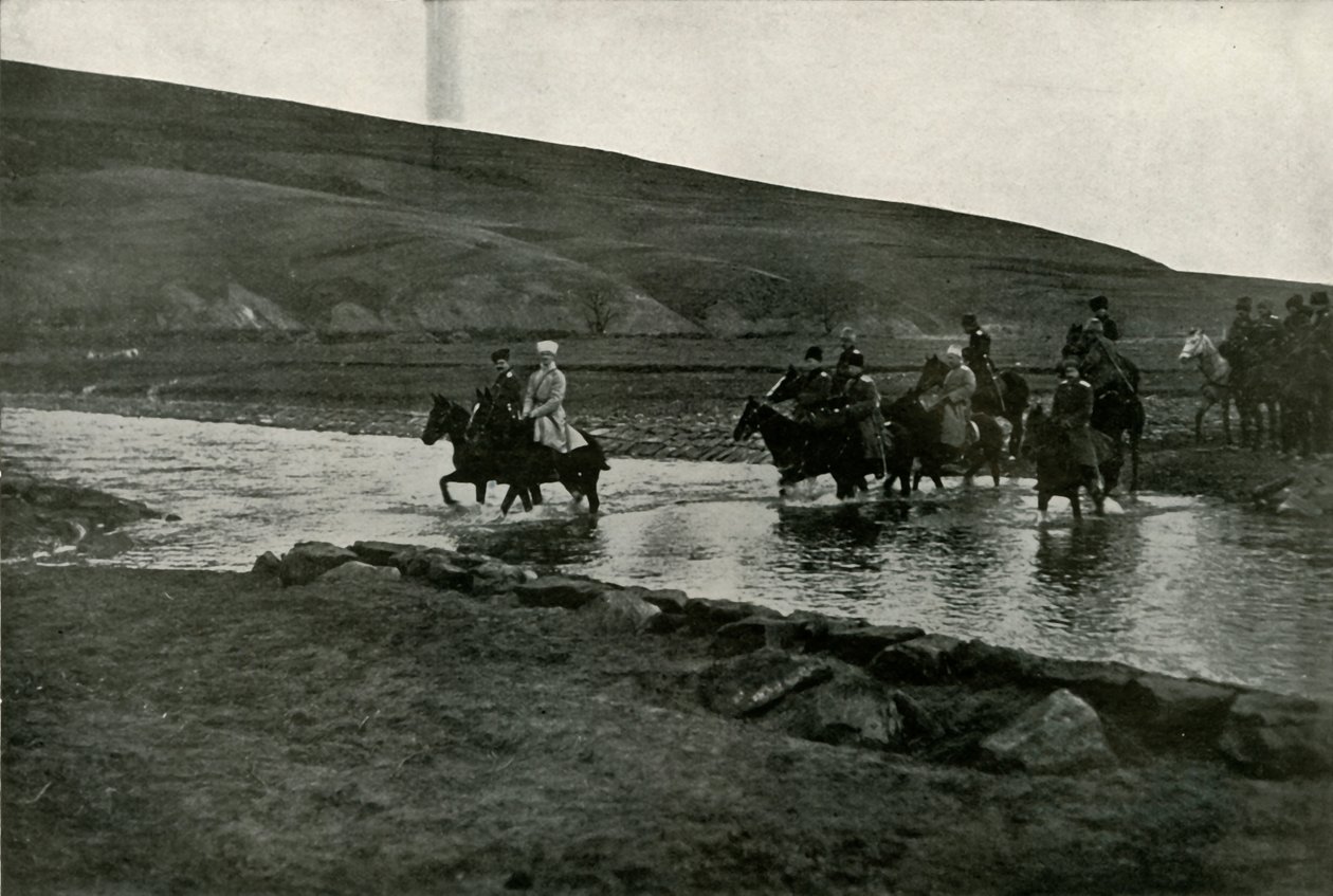 Storhertugen Michael og hans stab, 1919. av Unbekannt