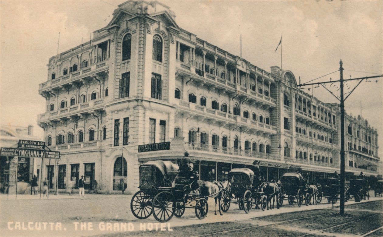 The Grand Hotel, Calcutta, c1920 av Unbekannt