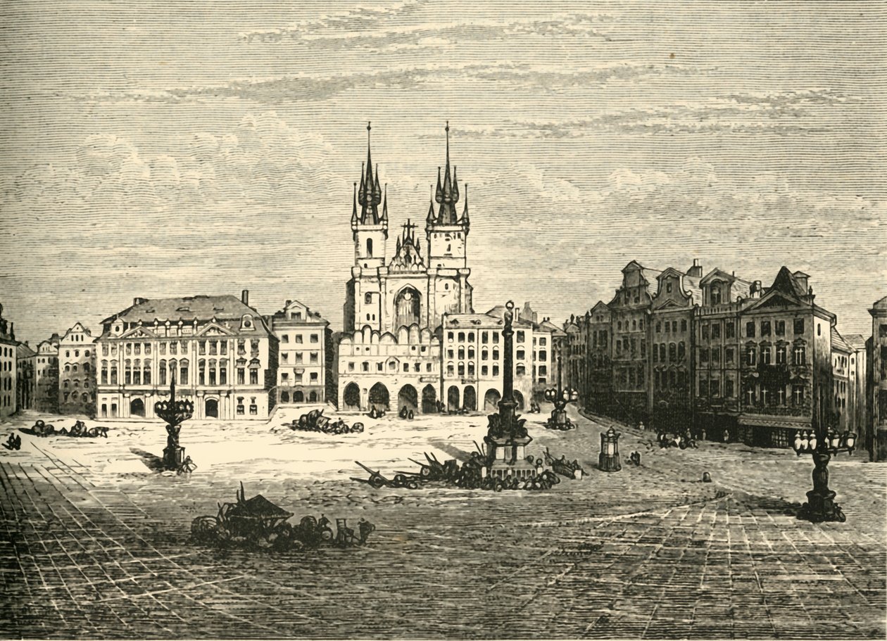 The Great Square, Praha, 1890. av Unbekannt