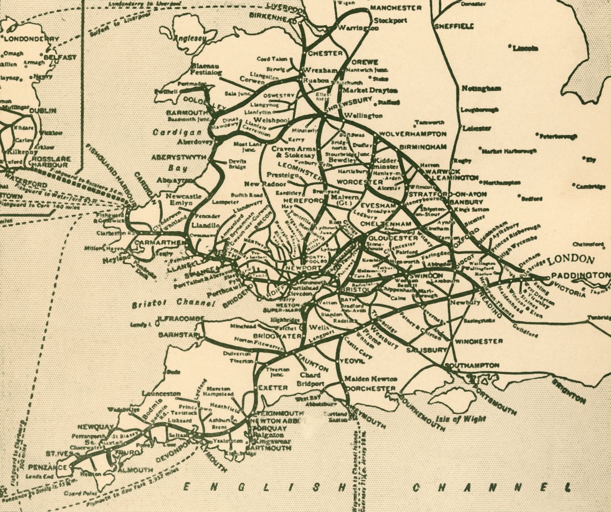 The Great Western Railway, 1930. av Unbekannt