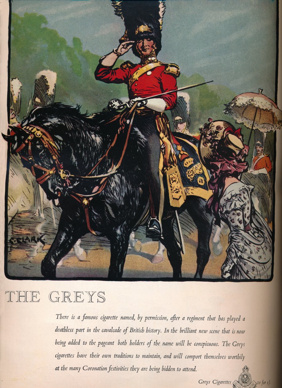 The Greys - Greys Cigarettes, 1937 av Unbekannt