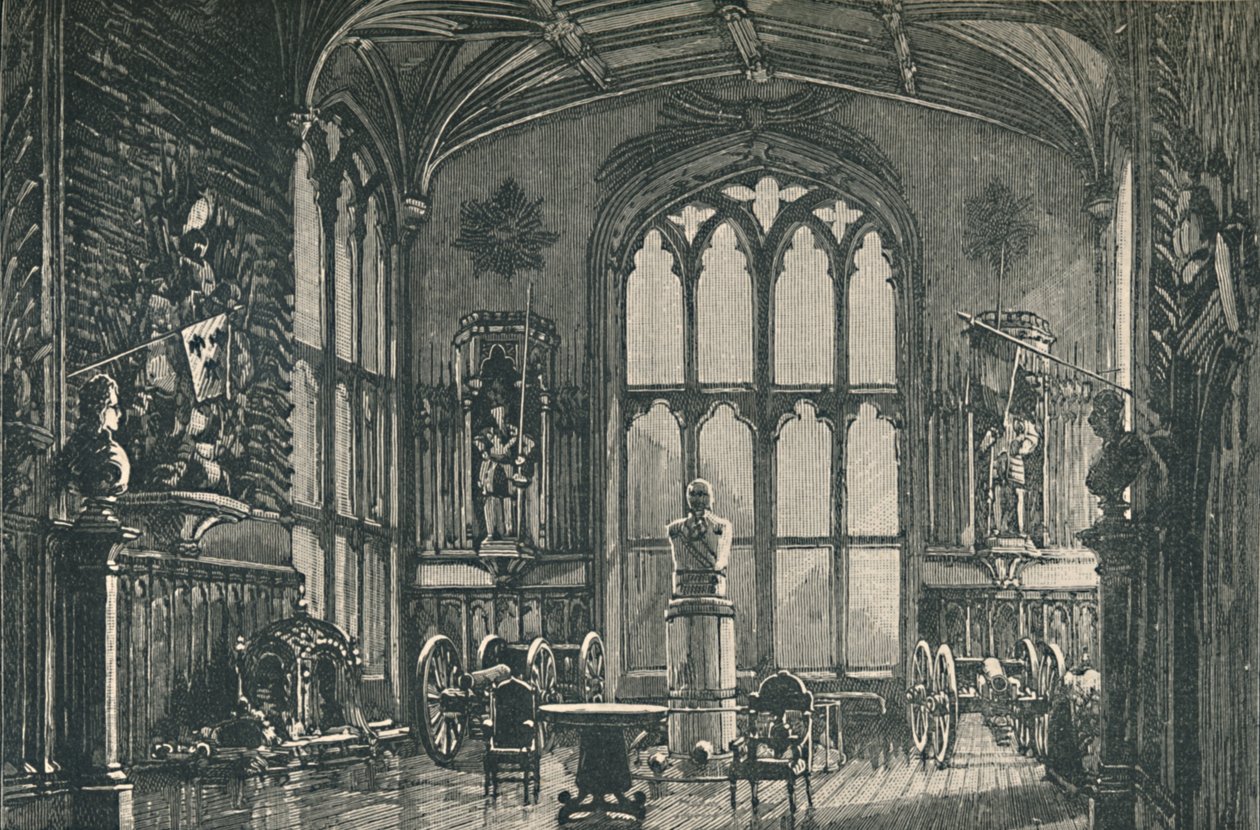 The Guard Room, eller Armoury, 1895 av Unbekannt
