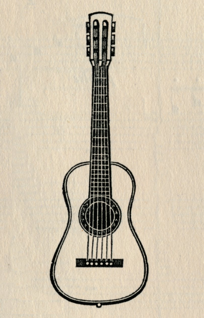 Gitaren, 1895. av Unbekannt
