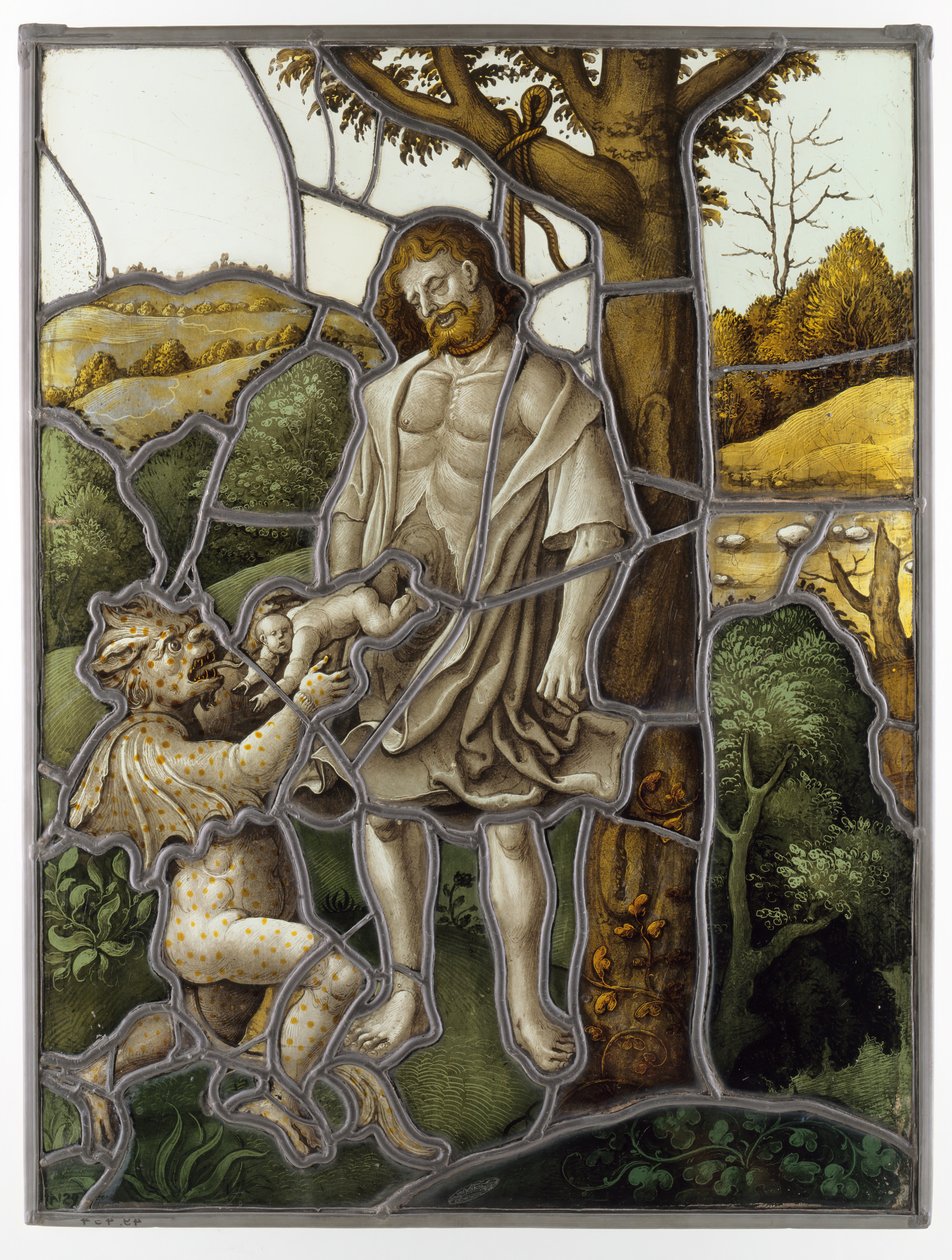 The Hanging of Judas, Alsace, ca. 1520. av Unbekannt