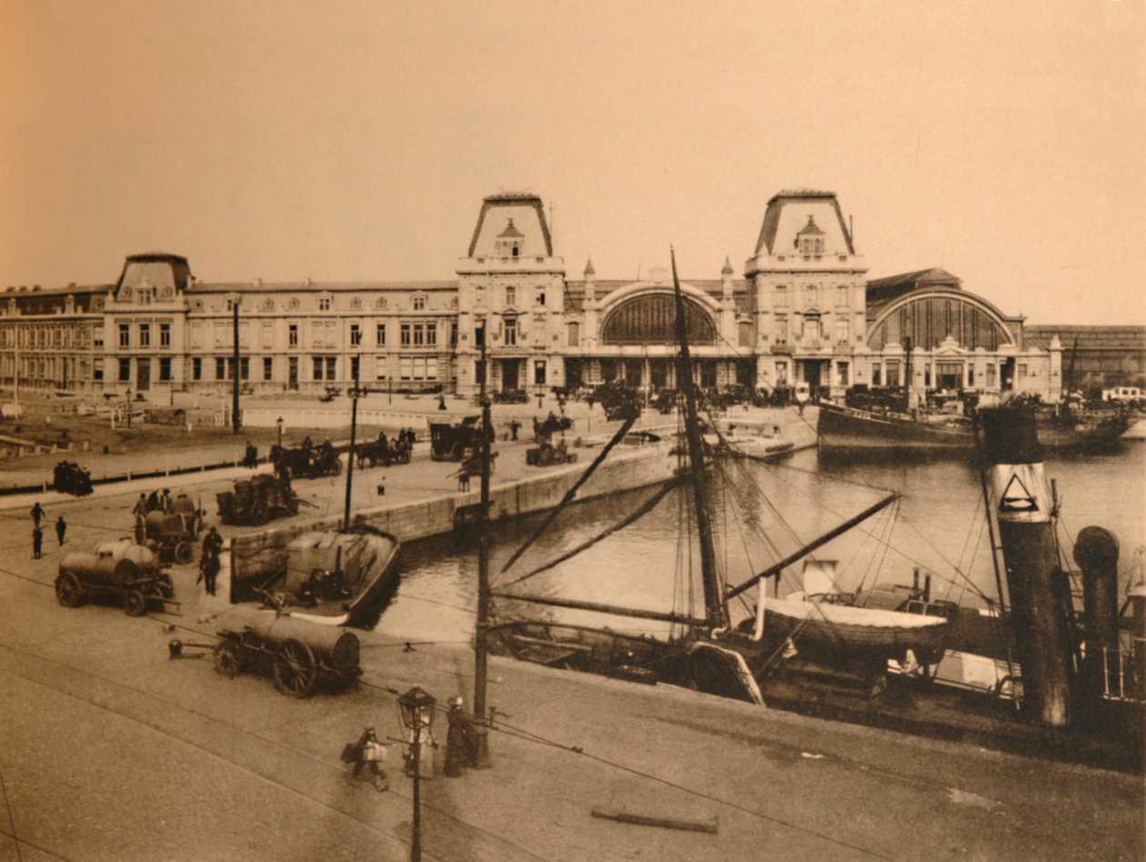 Havnestasjonen, c1928 av Unbekannt