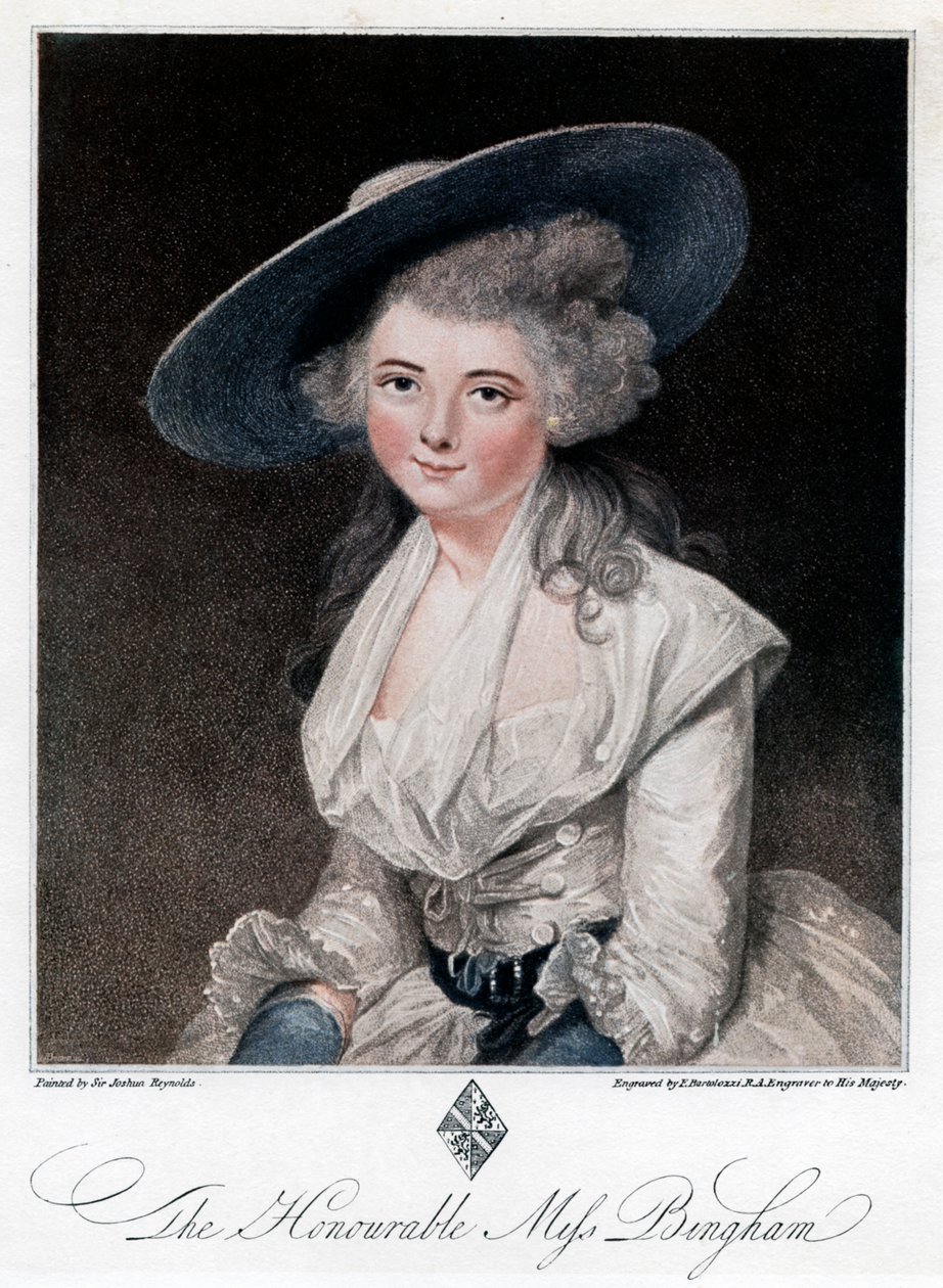 The Honorable Miss Bingham, 1700-tallet 1901 av Unbekannt
