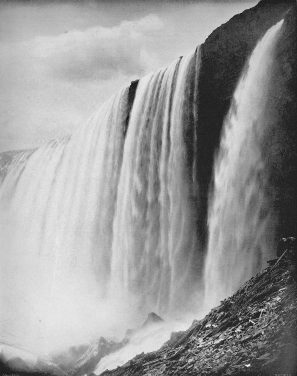 The Horseshoe Fall, 1800-tallet av Unbekannt