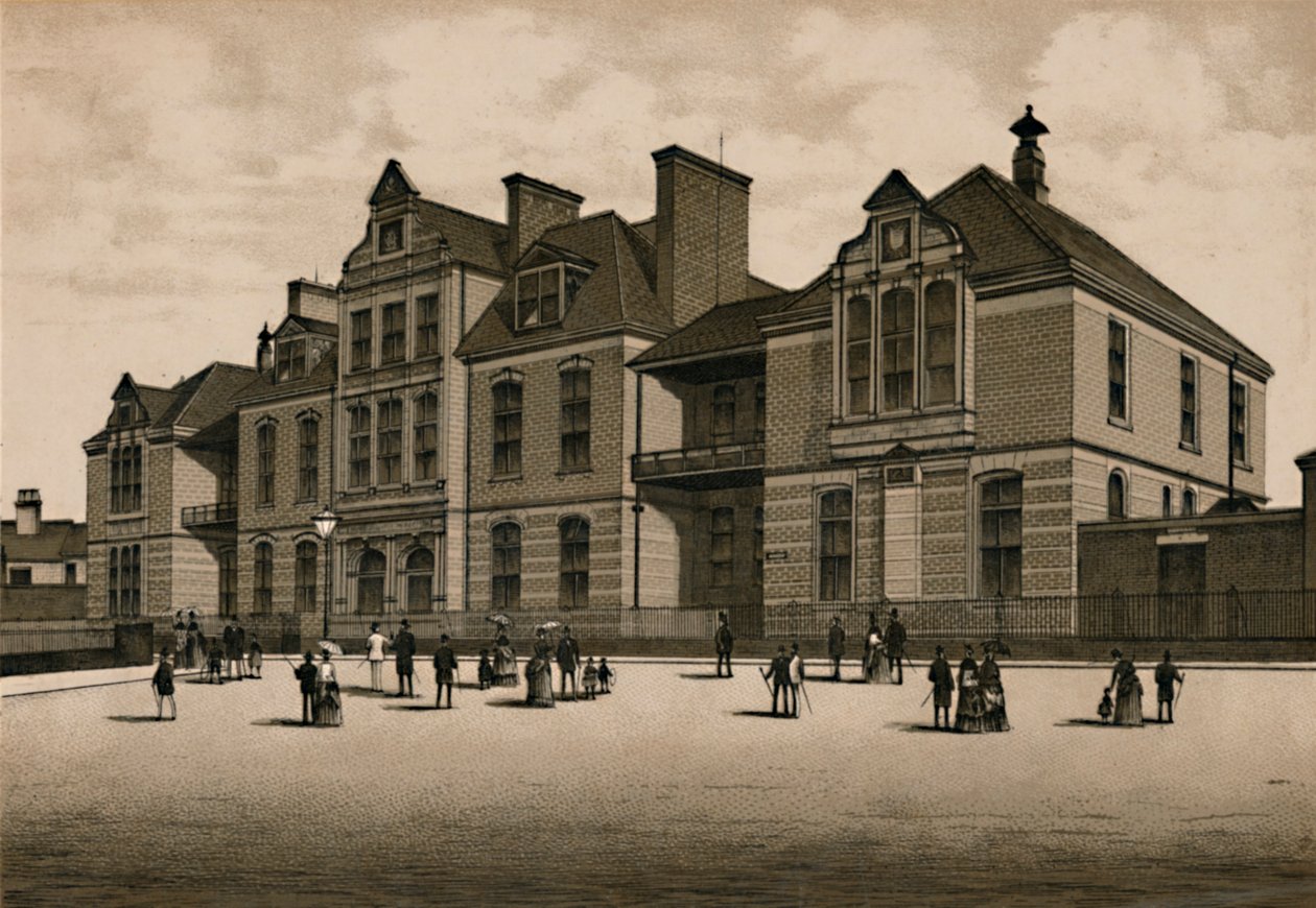Sykehuset, c1880. av Unbekannt