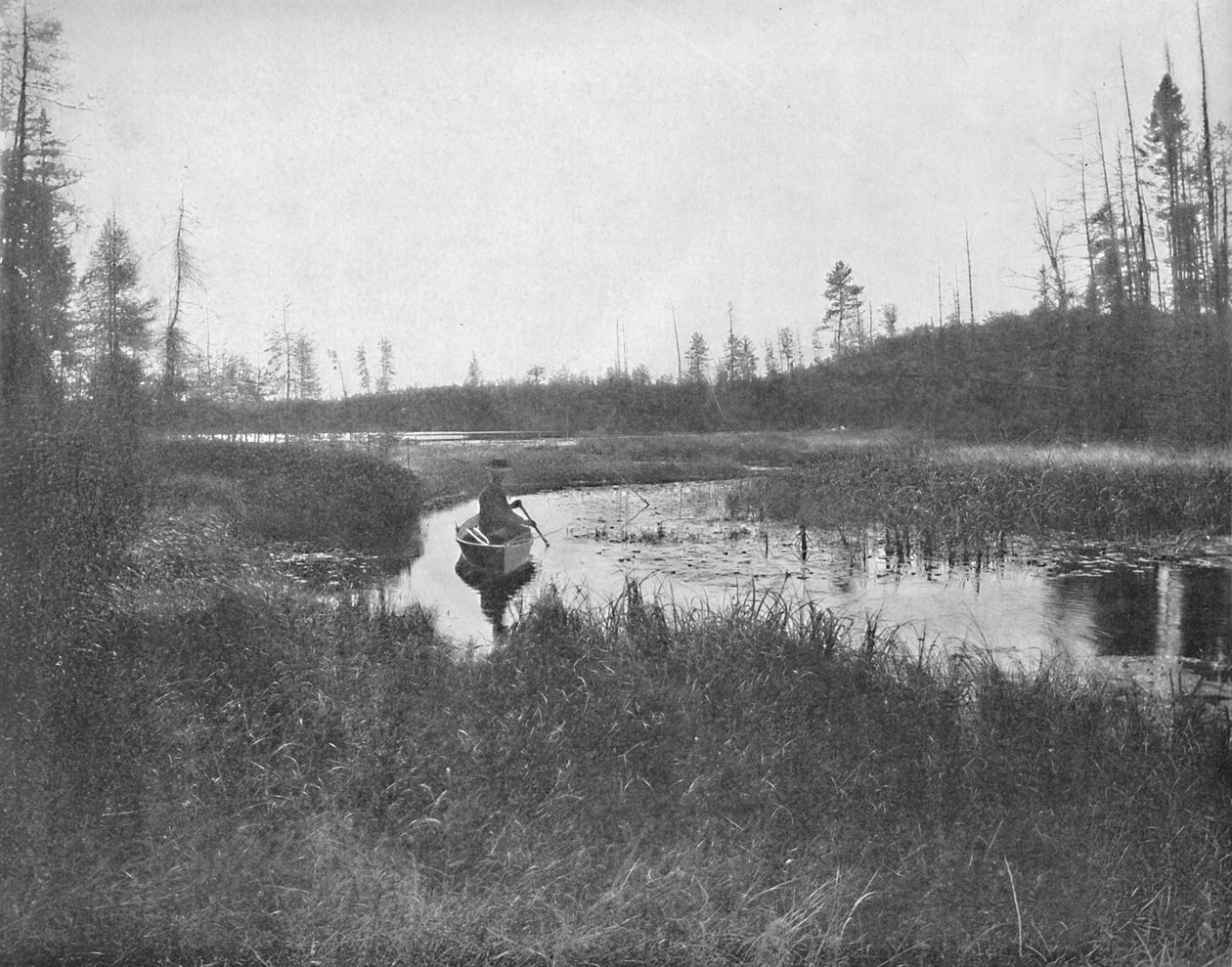 The Inlet, Thunder Lake, Wisconsin, c1897. av Unbekannt