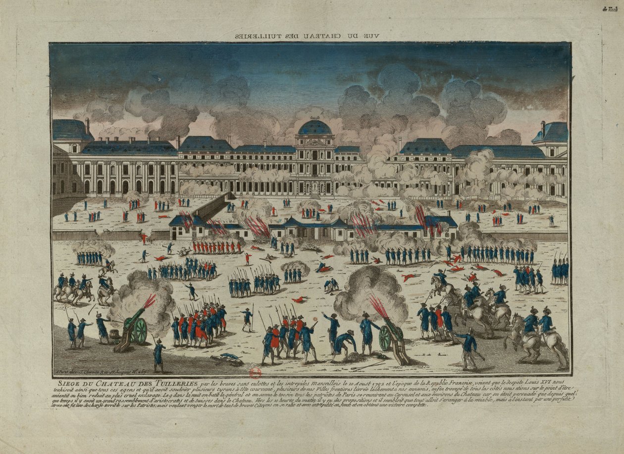 Opprøret av 10. august 1792, 1792. av Unbekannt