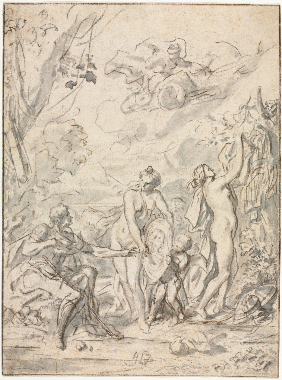 Paris-dommen, ca. 1740-1750. av Unbekannt