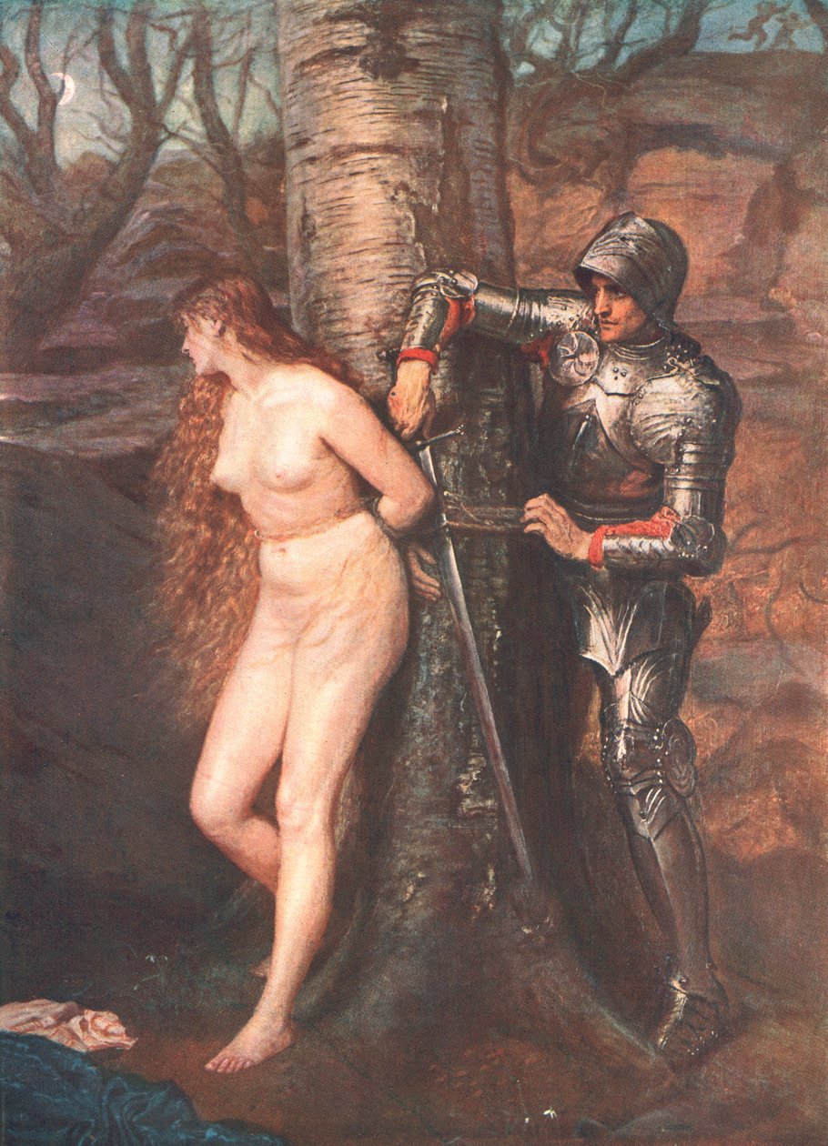 The Knight Errant, 1870, c1902. av Unbekannt