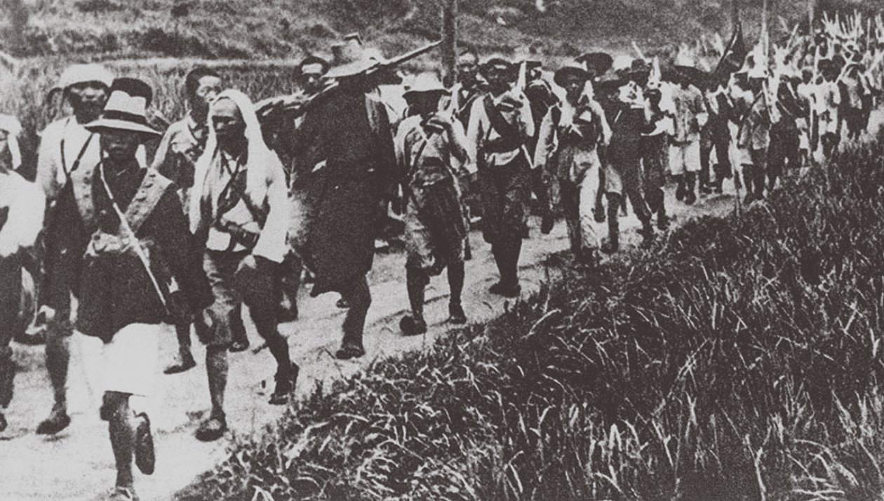 Kuomintang-troppene fanget Beijing i juni 1928 av Unbekannt