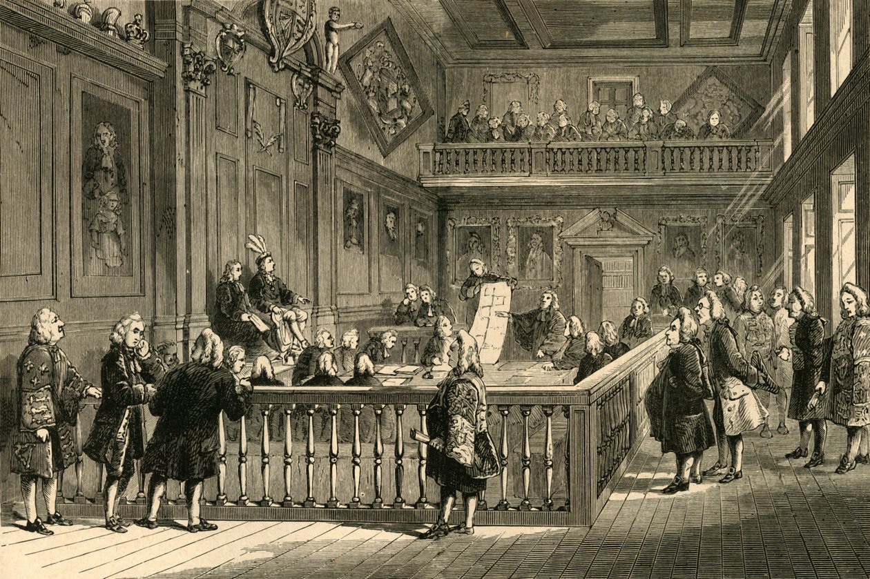 Den siste heraldiske domstolen, 1897. av Unbekannt