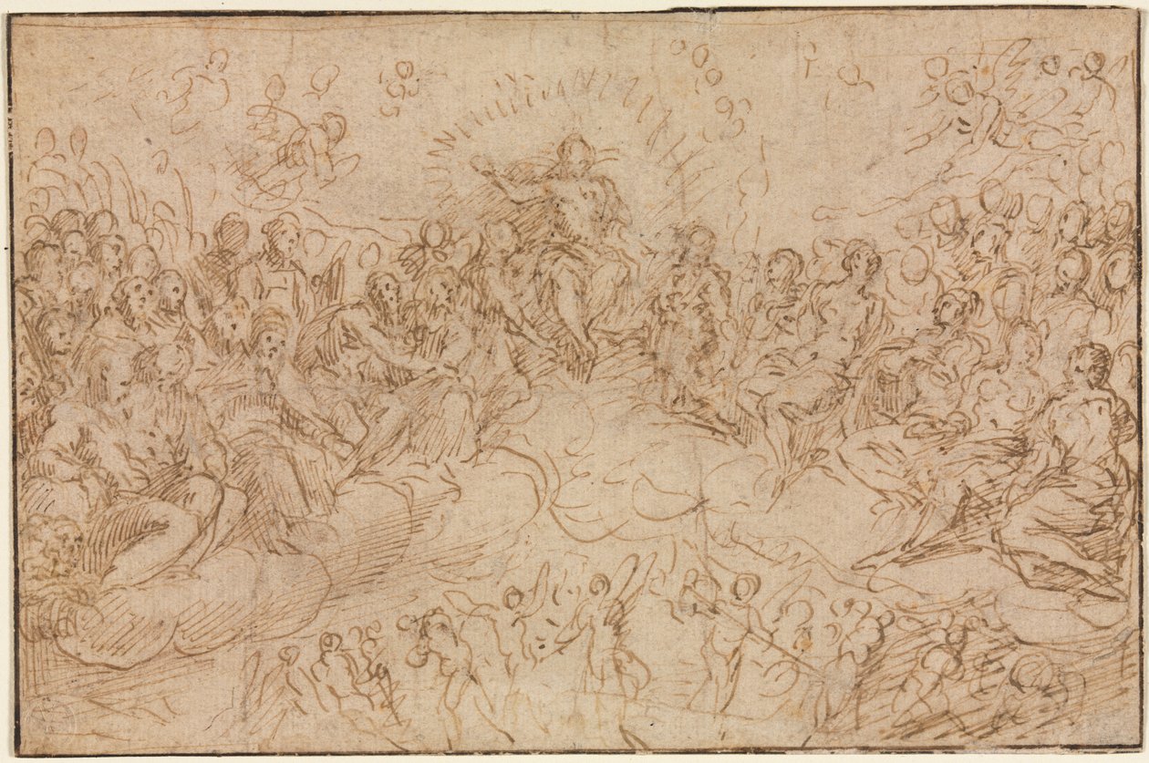 Den siste dommen, 1500-tallet. av Unbekannt