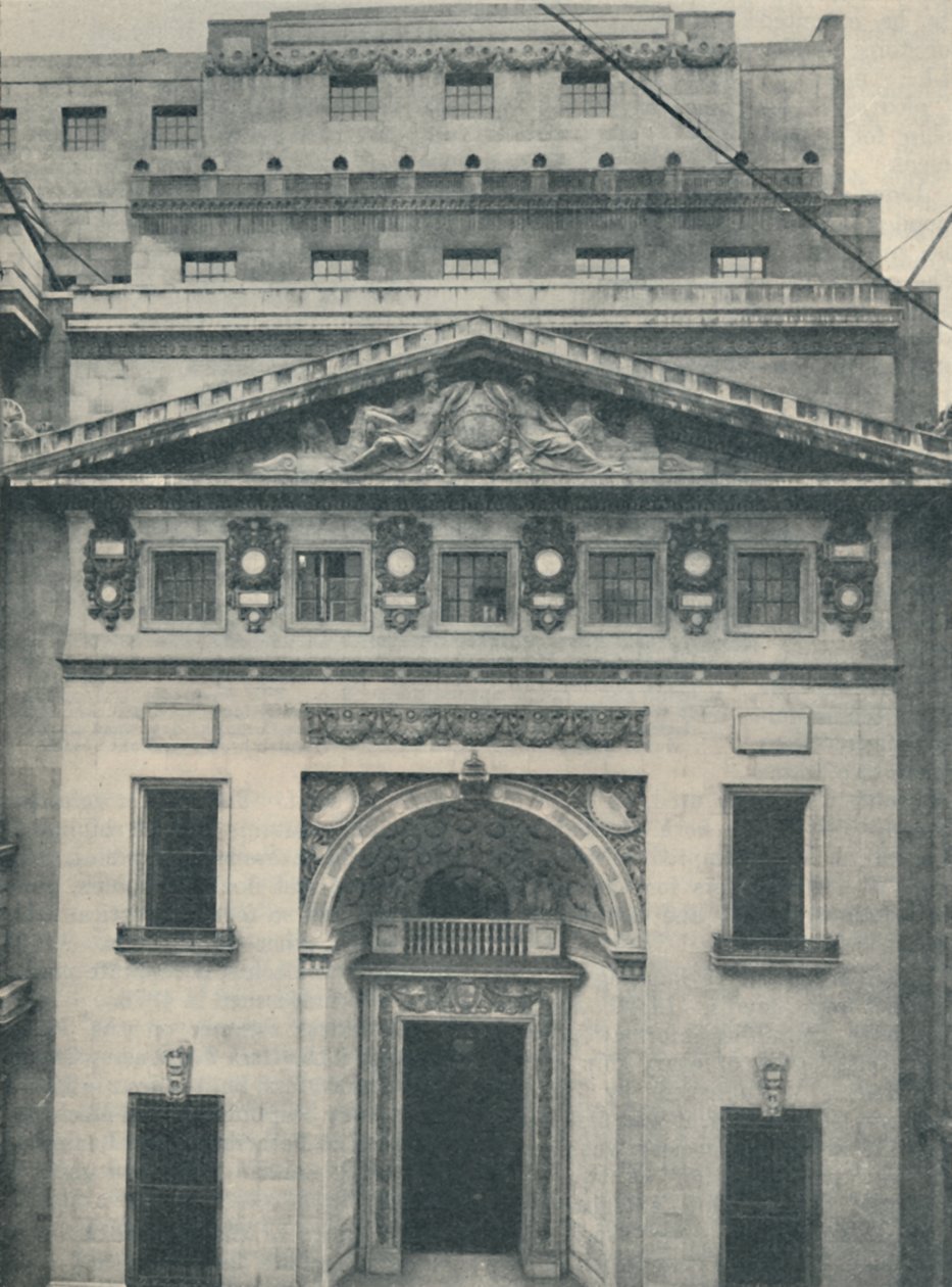 Leadenhall Street Entrance of Lloyds, 1936 av Unbekannt