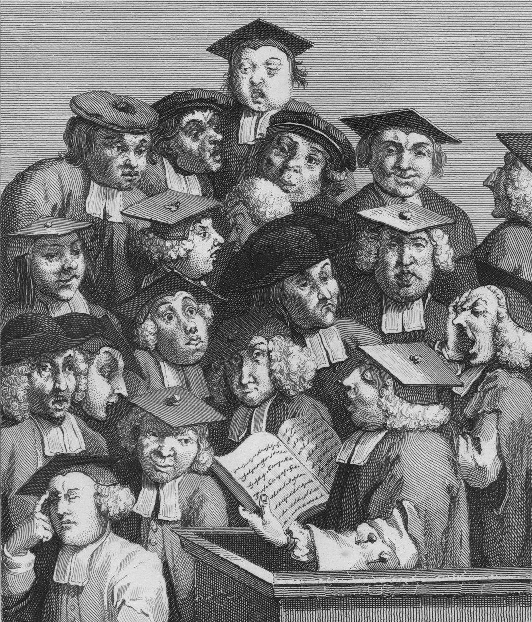 Foredraget, 1736, 1830-årene. av Unbekannt