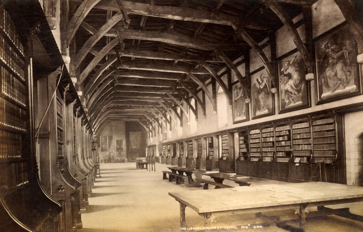 Biblioteket, Durham Cathedral, 1893. av Unbekannt