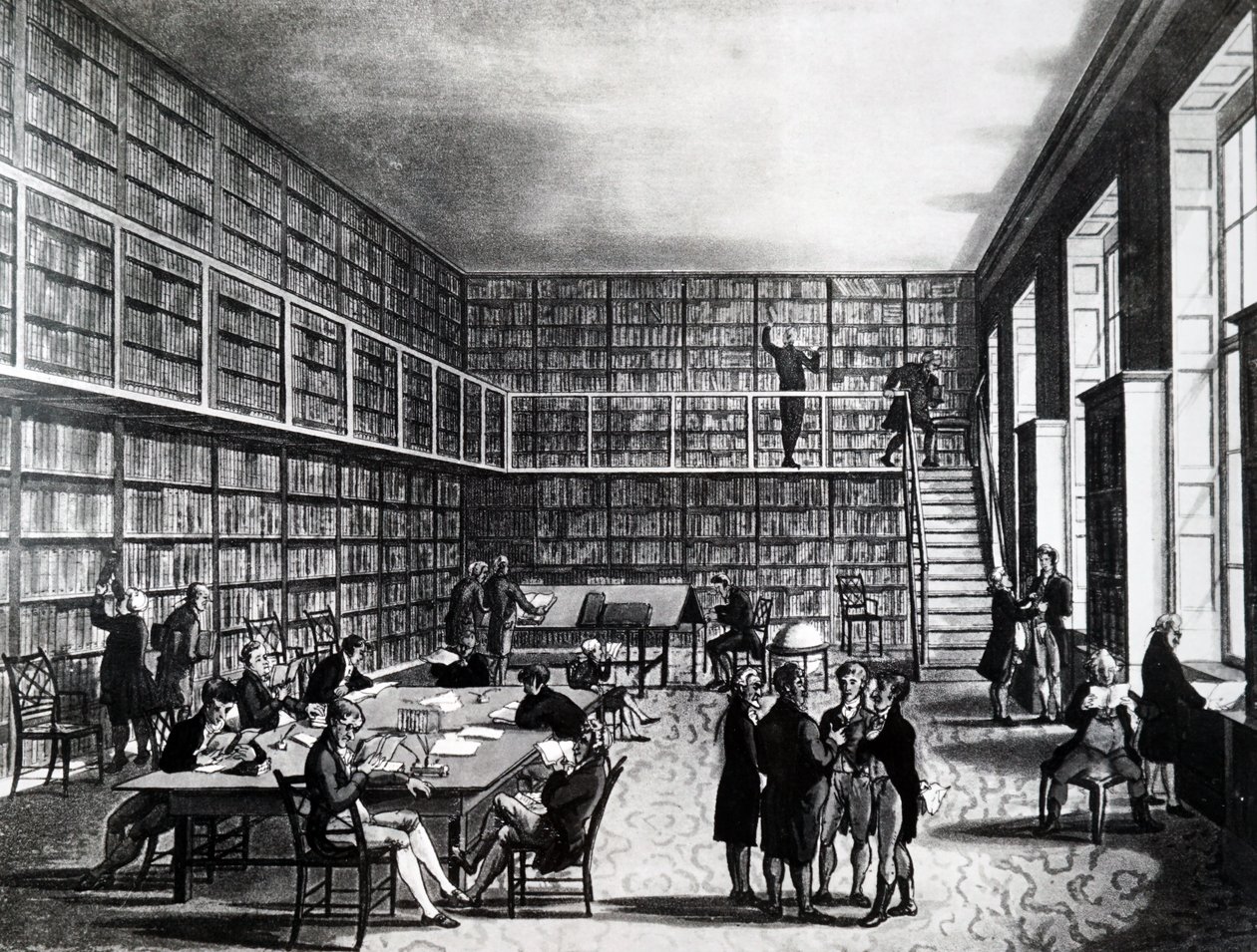 The Library of the Royal Institution, Albemarle Street av Unbekannt