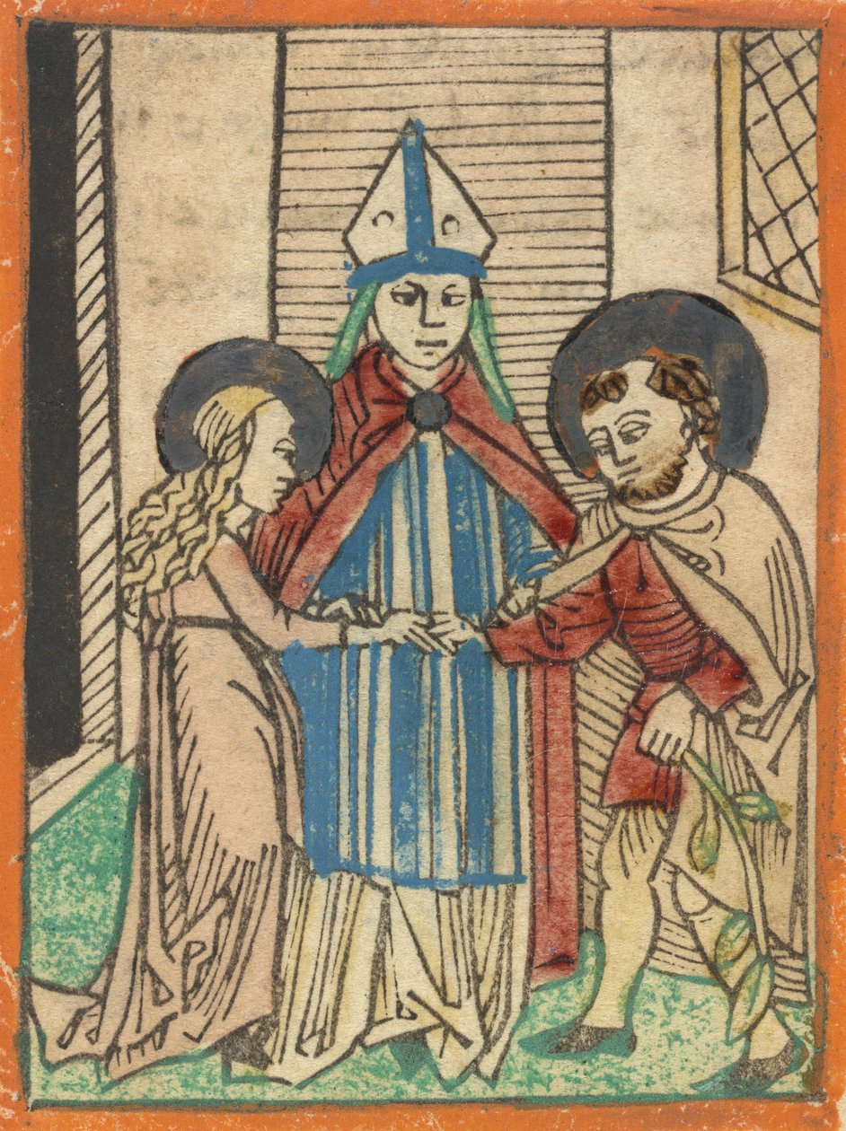 Jomfruens ekteskap, 14801490. av Unbekannt