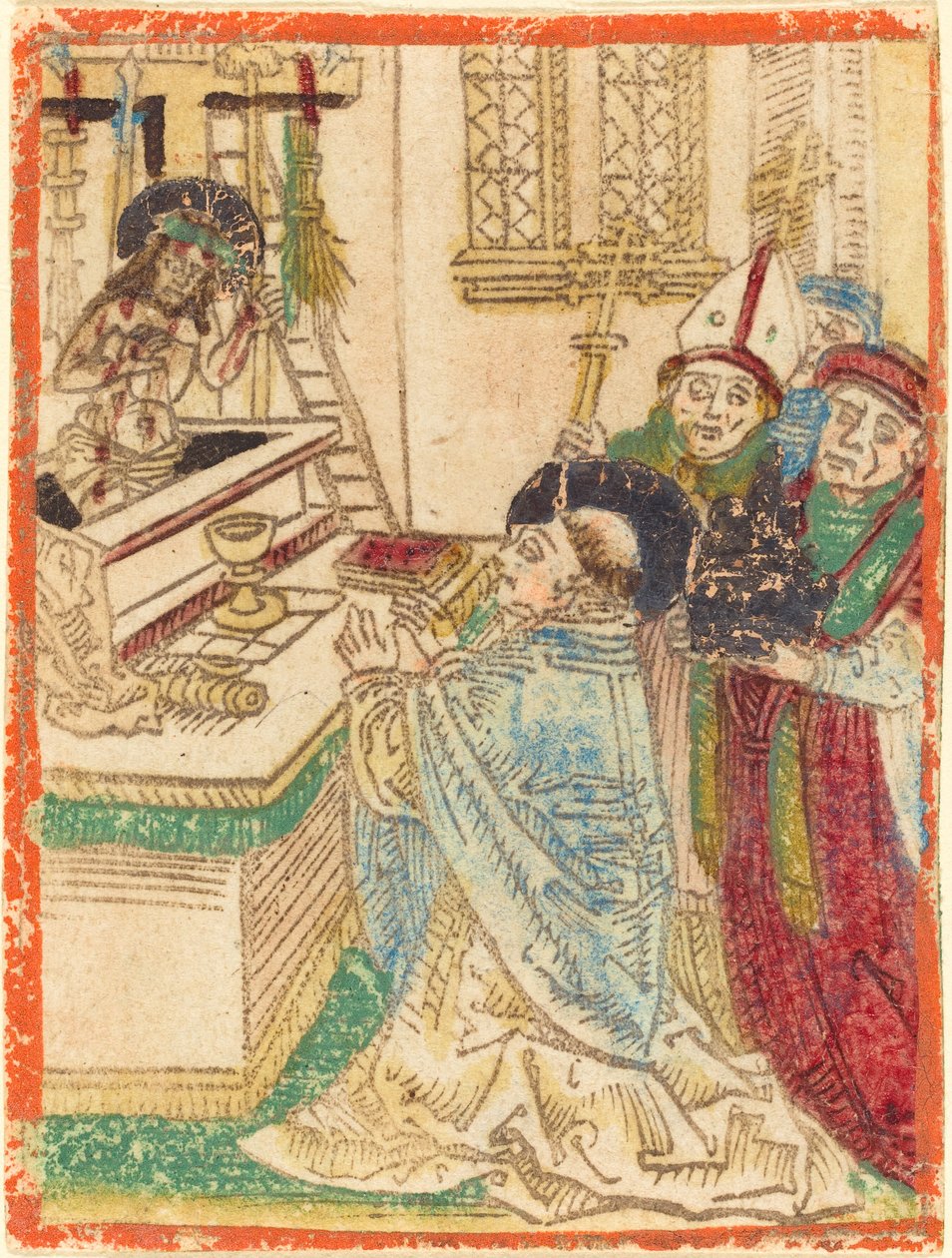 Sankt Gregors messe, 14801490. av Unbekannt