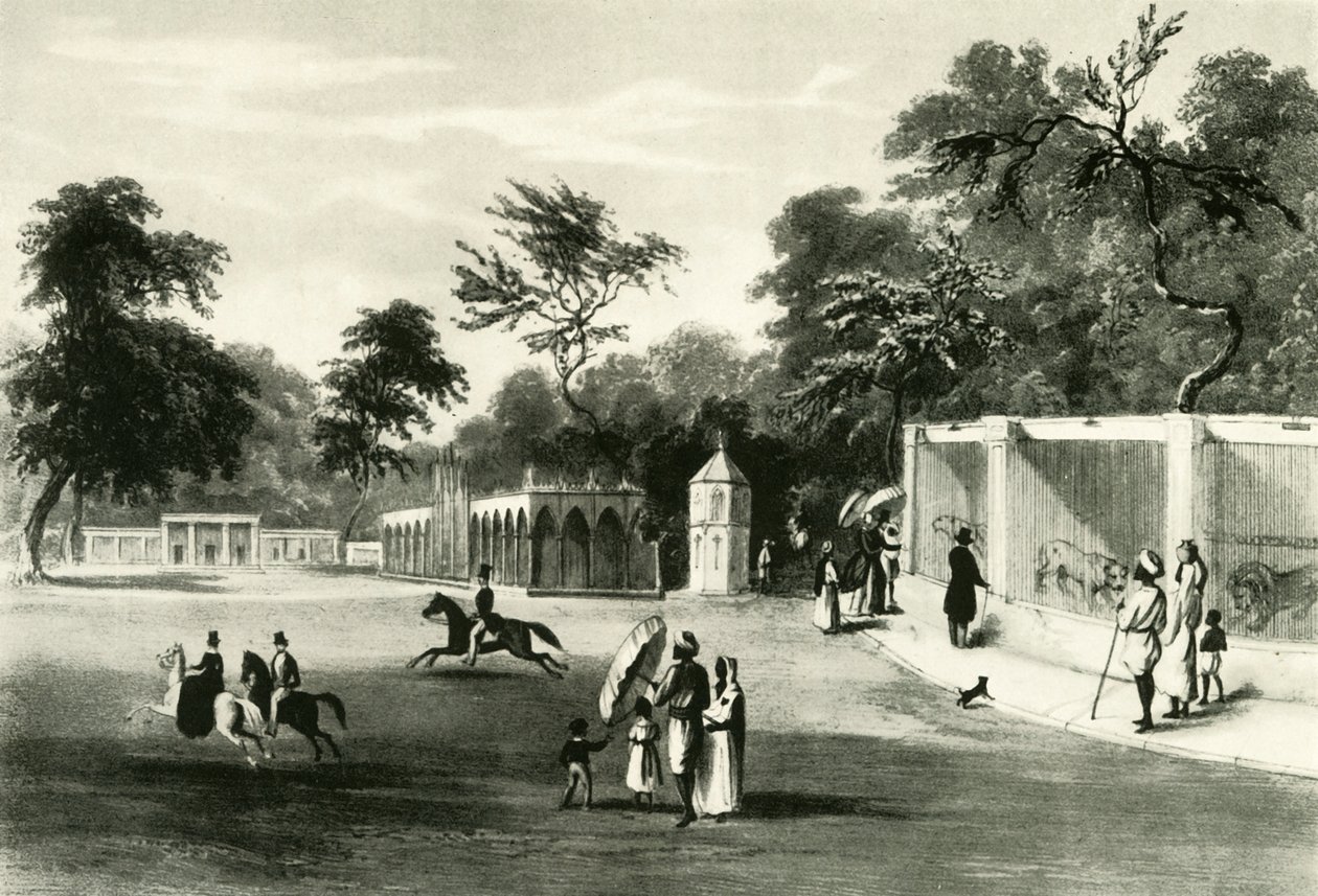 Menasjeriet i Barrackpore Park, 1820, 1925. av Unbekannt