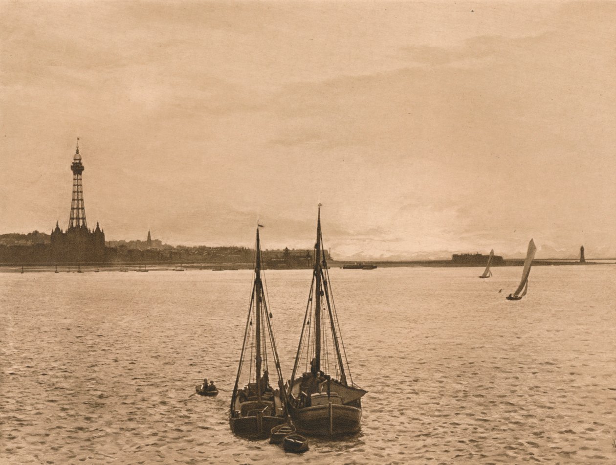 The Mersey i New Brighton, 1902 av Unbekannt