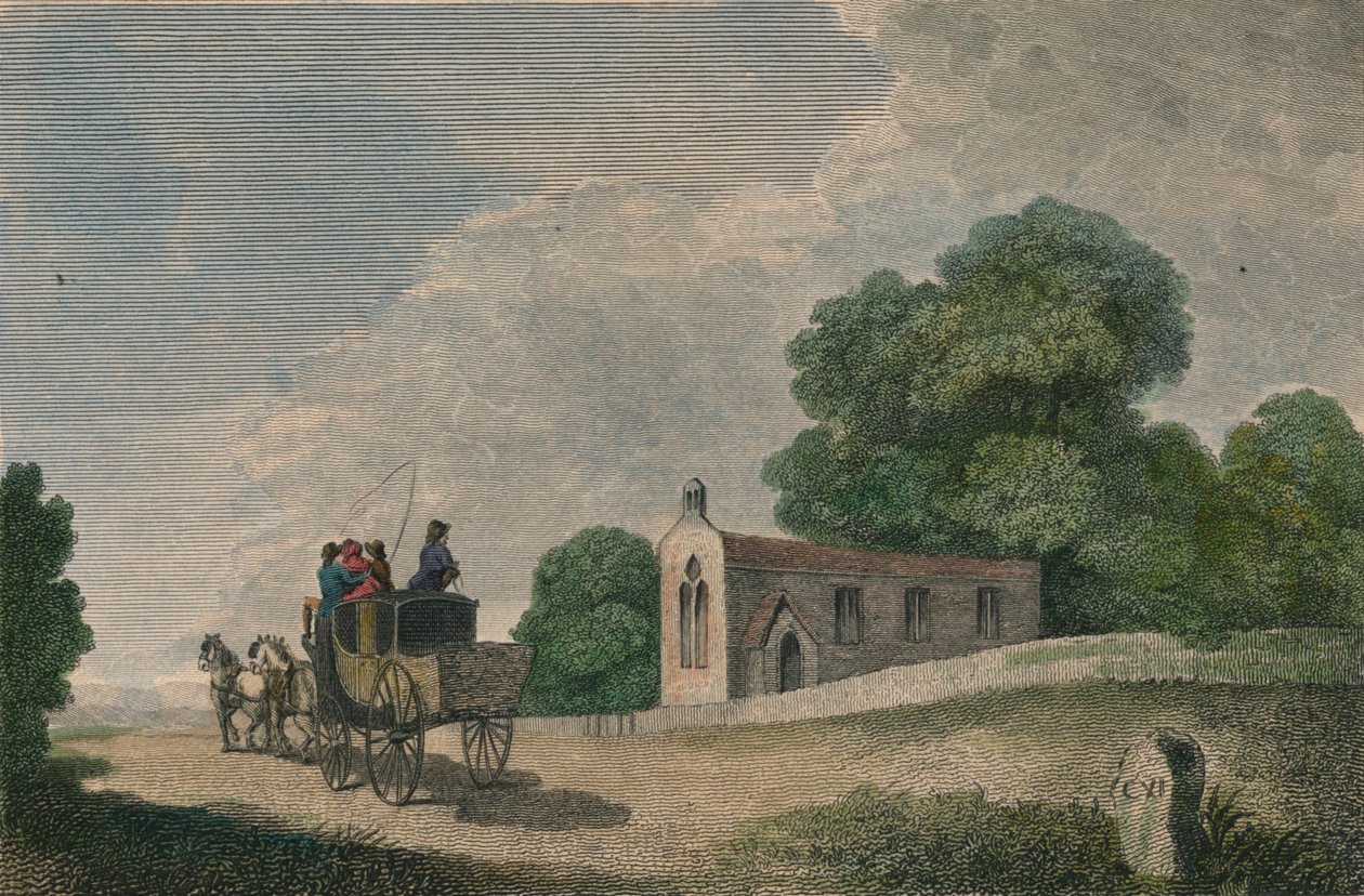 Milesteinen. CXI, 1800-tallet av Unbekannt