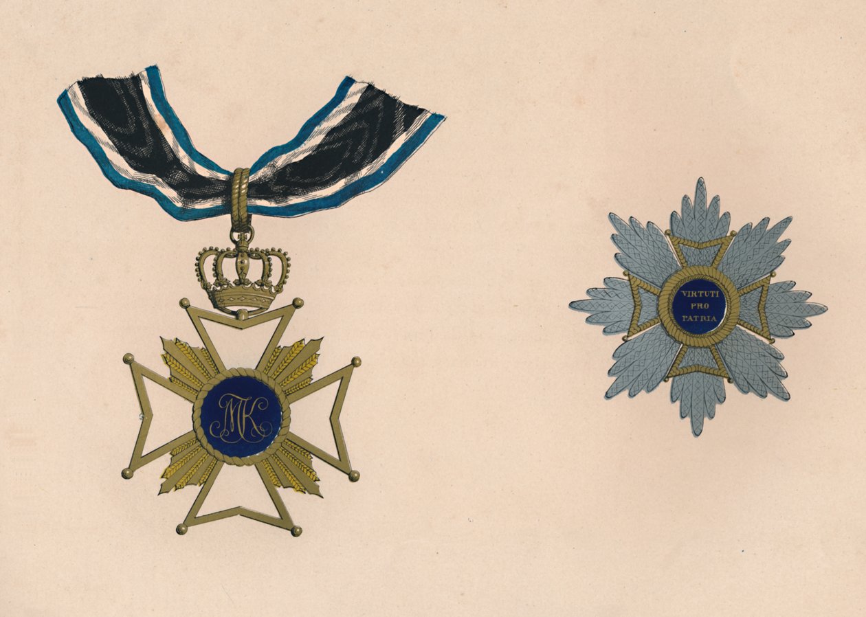 The Military Order of Max Joseph, c1800-tallet av Unbekannt