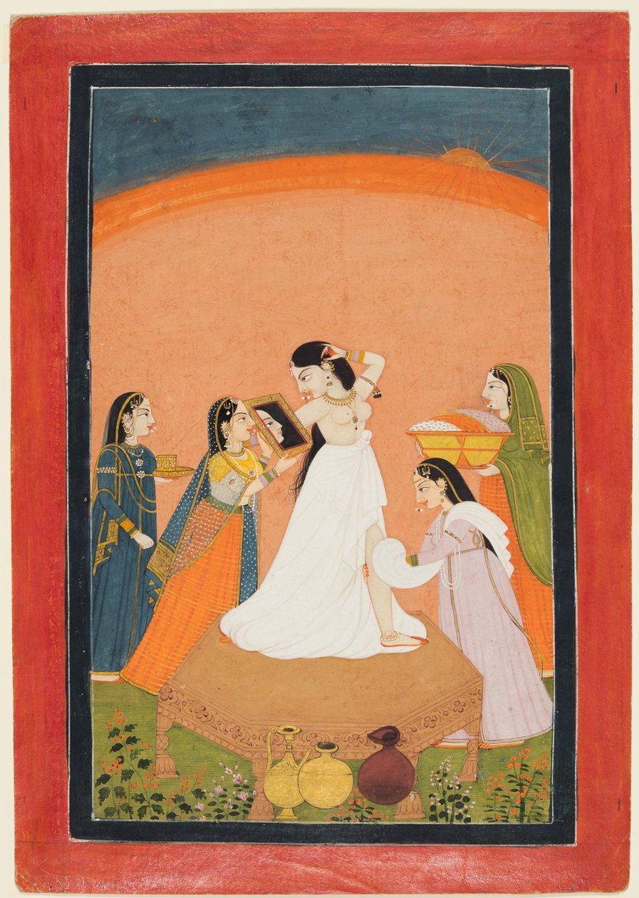 Morgentoalettet, 1810-25. av Unbekannt