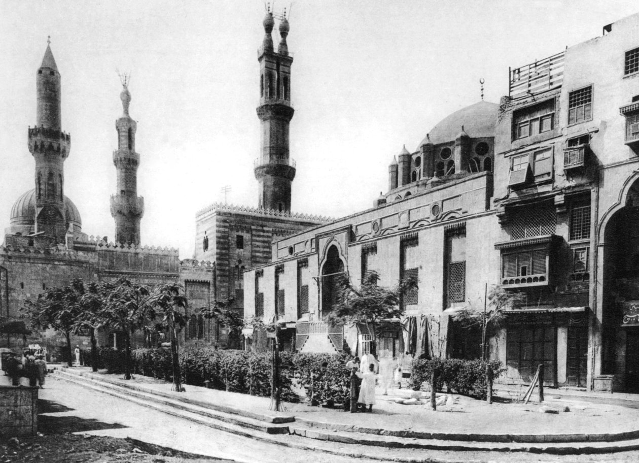 Moskeen i El-Arhan, Kairo, Egypt, ca 1920-tallet av Unbekannt