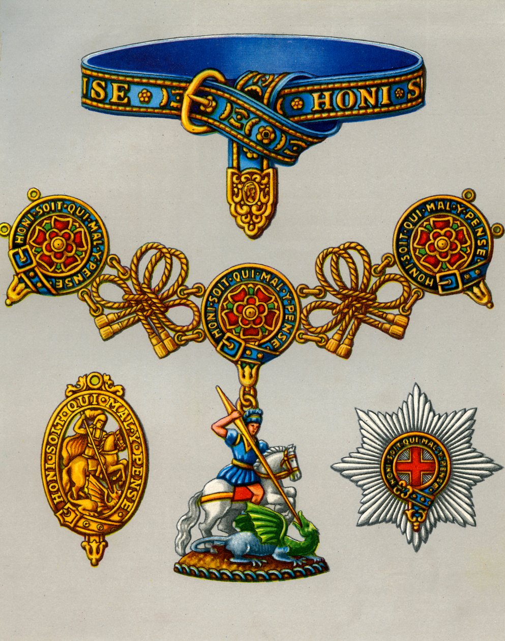 The Most Noble Order of the Garter, 1941 av Unbekannt