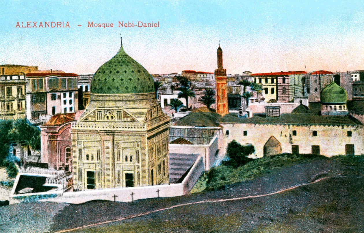 Nebi-Daniel-moskeen, Alexandria, Egypt, 1900-tallet av Unbekannt