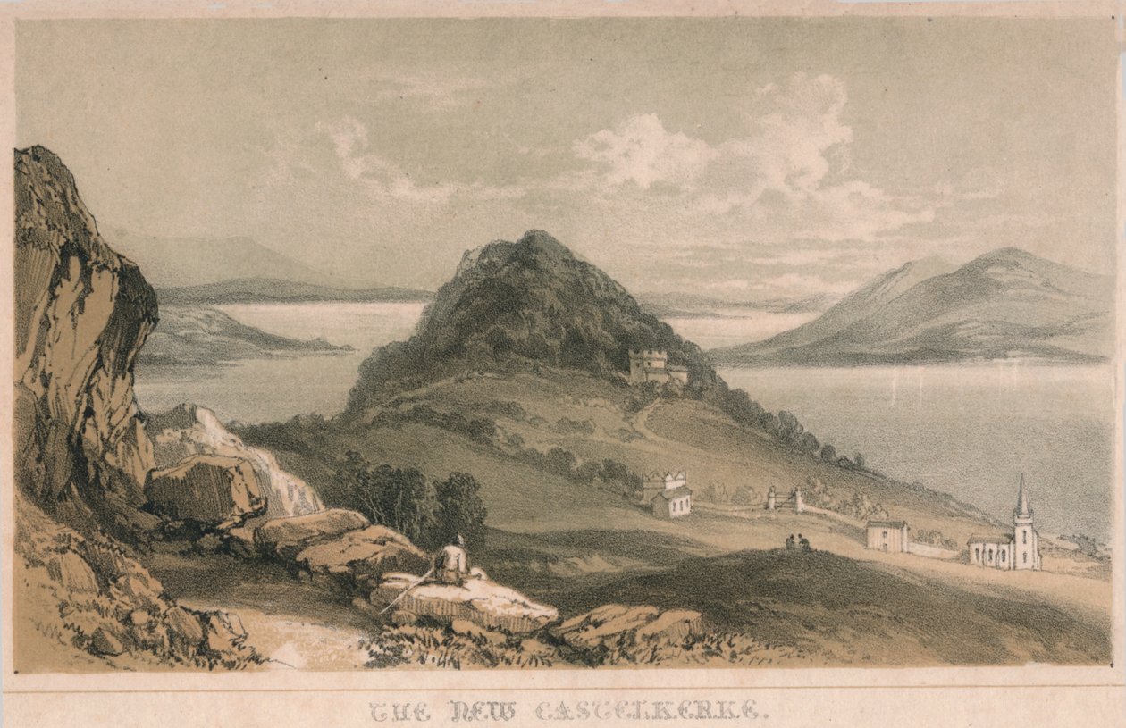 Den nye Castelkerke, ca 1850-tallet. av Unbekannt