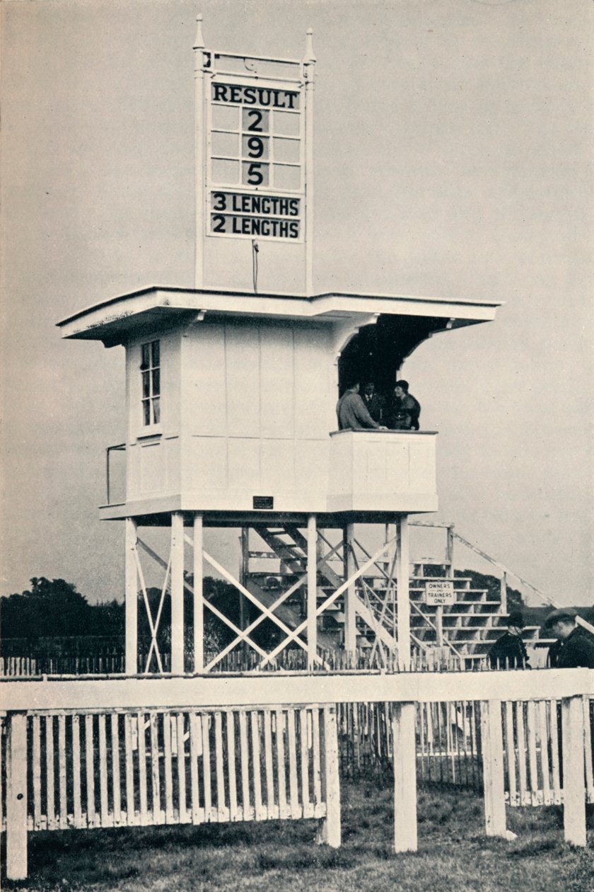 The New Judges Box, Kempton Park, c1940 av Unbekannt
