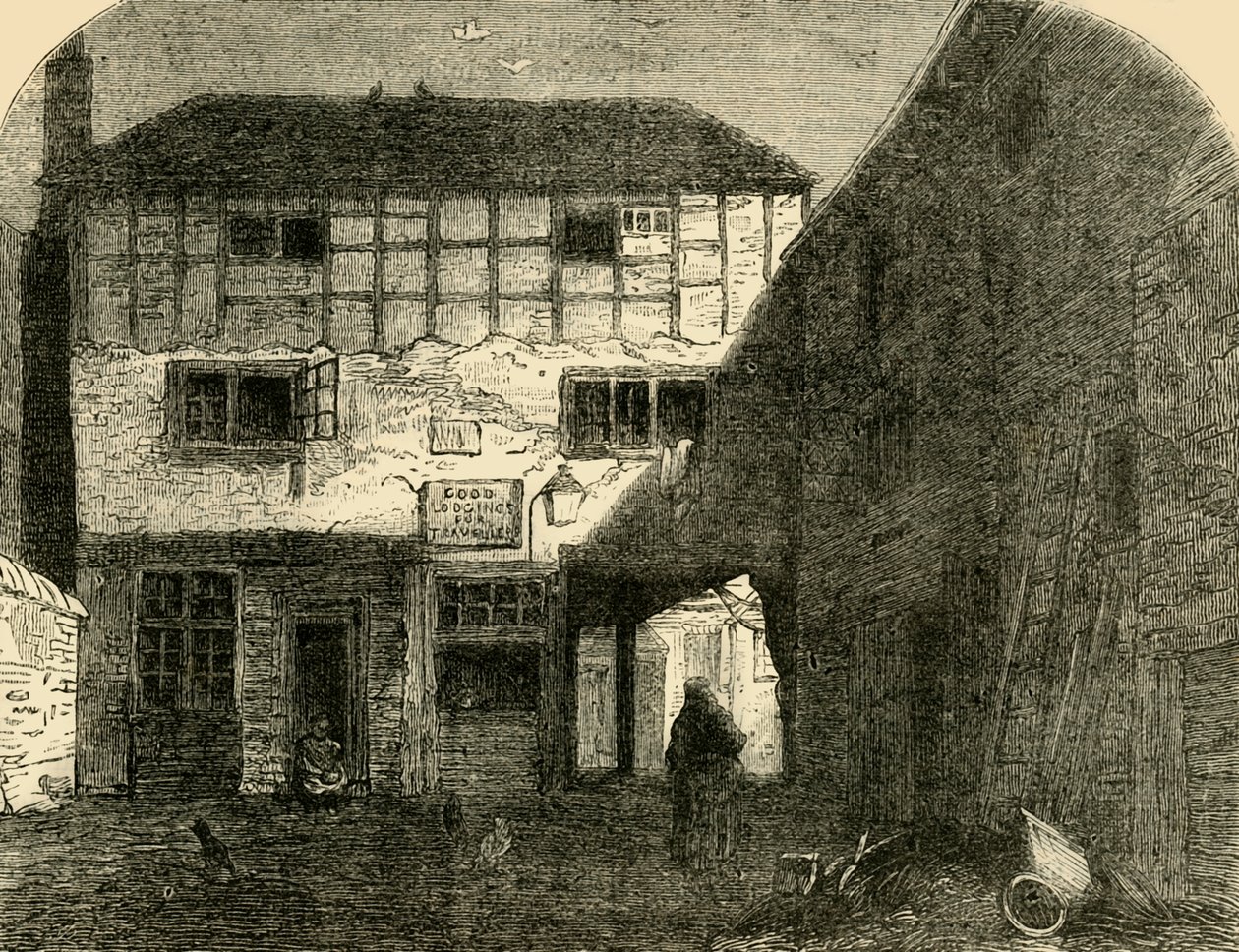 Den gamle røde løven, fra fronten, c1872. av Unbekannt