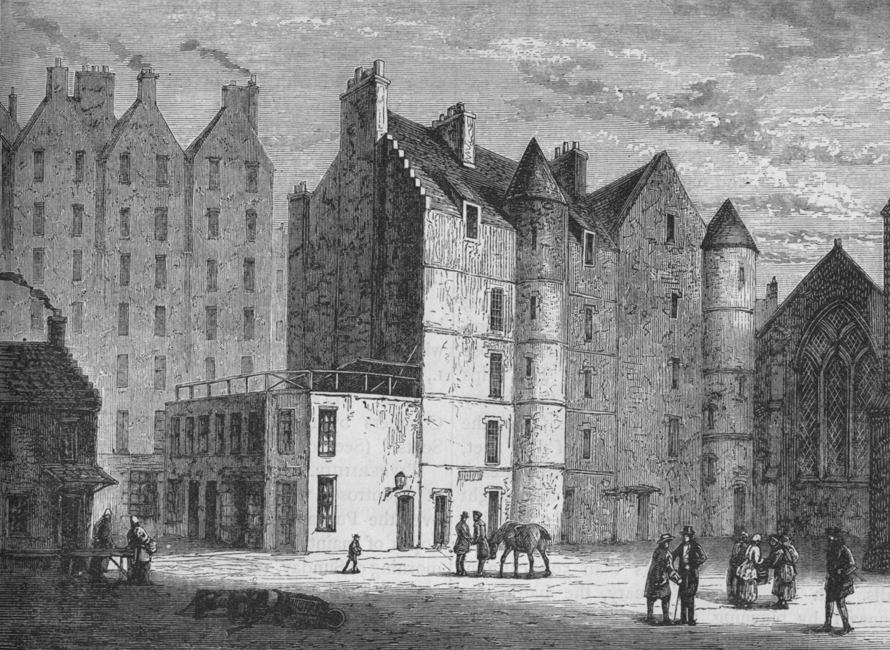 The Old Tolbooth, Edinburgh, c1880 av Unbekannt