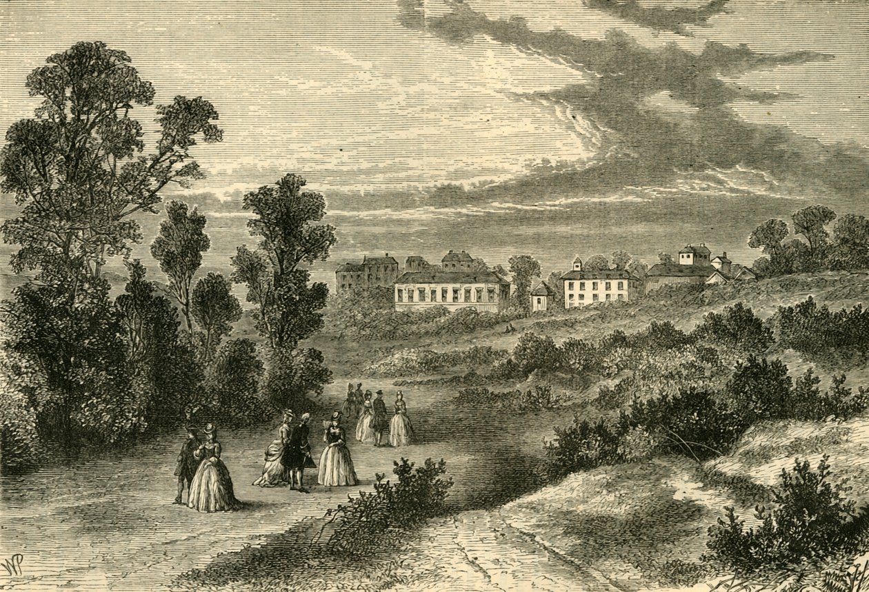 The Old Well Walk, Hampstead, ca 1750, c1876. av Unbekannt