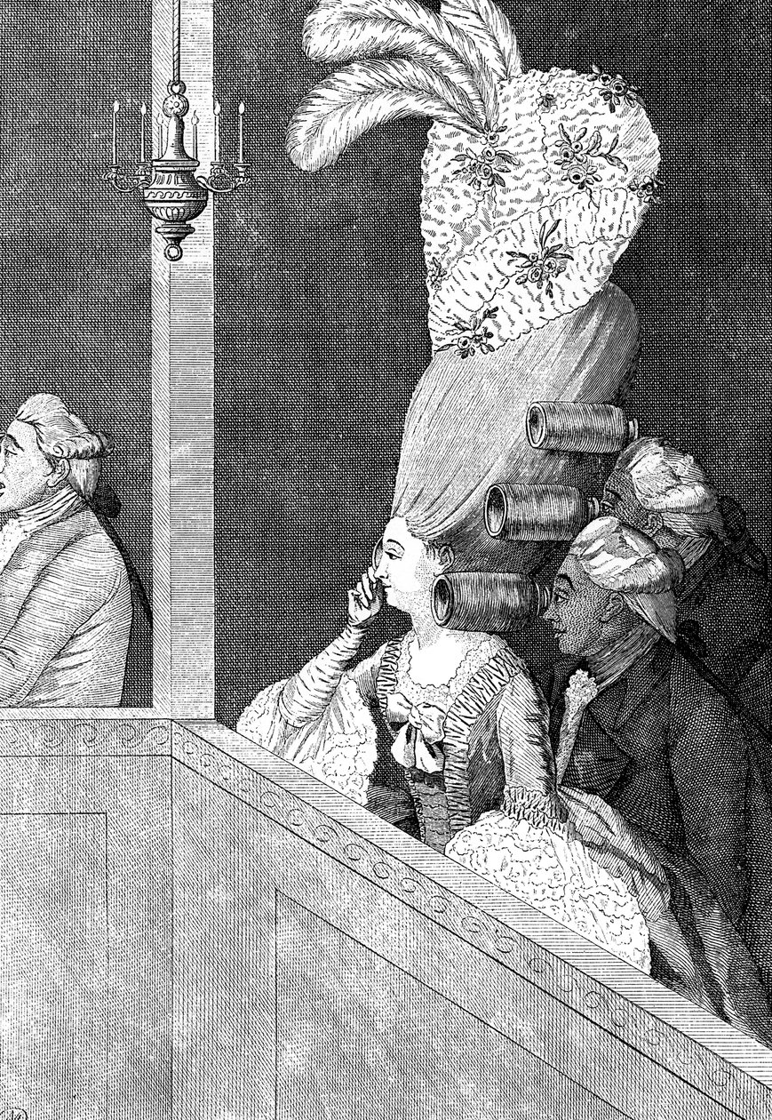 De optiske krøllene, 1700-tallet av Unbekannt