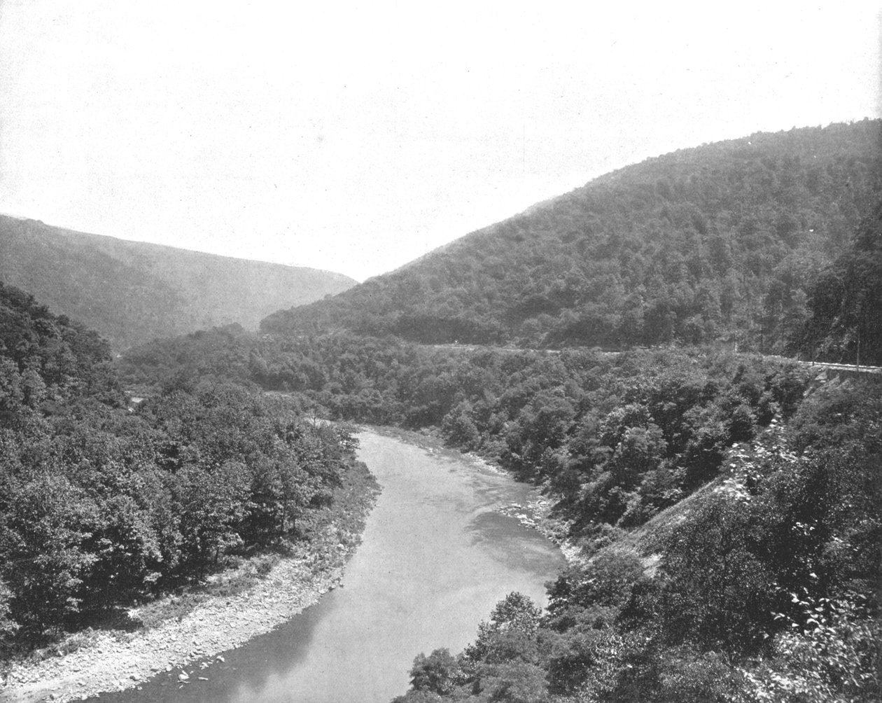 The Packsaddle, Allegheny Mountains, Pennsylvania, USA, c1900. av Unbekannt